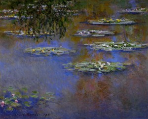 Oil water Painting - Water-Lilies1 1903 by Monet,Claud