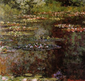 Oil water Painting - Water Lilies1 1904 by Monet,Claud