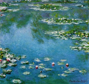 Oil water Painting - Water Lilies1 1906 by Monet,Claud