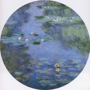 Oil monet,claud Painting - Water Lilies1 1908 by Monet,Claud