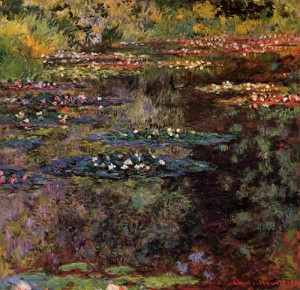Oil water Painting - Water Lilies2 1904 by Monet,Claud