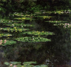 Oil water Painting - Water Lilies3 1904 by Monet,Claud