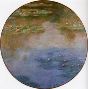 Oil monet,claud Painting - Water Lilies3 1907 by Monet,Claud