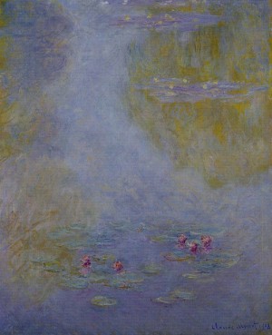 Oil water Painting - Water Lilies4 1908 by Monet,Claud