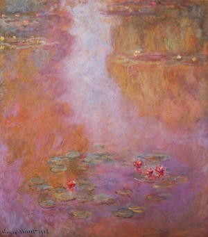 Oil monet,claud Painting - Water Lilies5 1908 by Monet,Claud