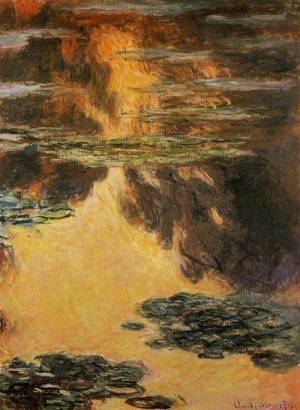 Oil monet,claud Painting - Water Lilies6 1907 by Monet,Claud