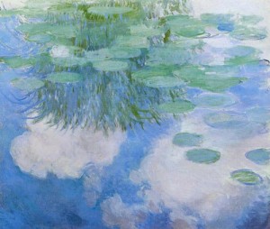 Oil monet,claud Painting - Water Lilies6 1914 by Monet,Claud