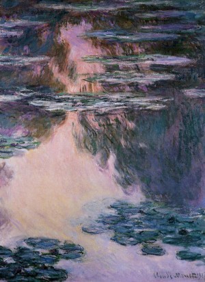 Oil monet,claud Painting - Water-Lilies7 1907 by Monet,Claud
