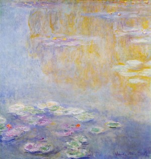 Oil monet,claud Painting - Water Lilies7 1908 by Monet,Claud