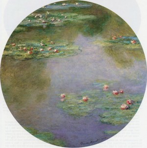 Oil monet,claud Painting - Water Lilies9 1907 by Monet,Claud