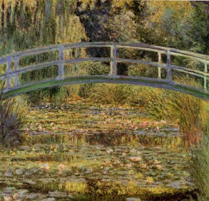 Oil lily Painting - Water Lily Pond 1899 by Monet,Claud