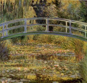 Oil water Painting - Water Lily Pond by Monet,Claud