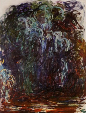 Oil monet,claud Painting - Weeping Willow 1921-1922 by Monet,Claud