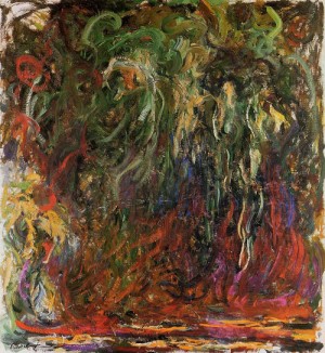 Oil giverny Painting - Weeping Willow Giverny 1920-1922 by Monet,Claud