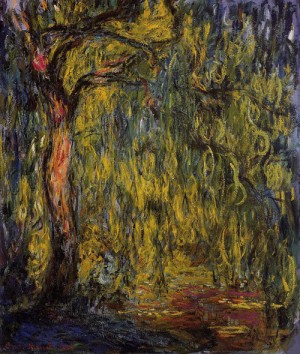 Oil monet,claud Painting - Weeping Willow2 1918-1919 by Monet,Claud