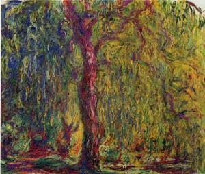 Oil monet,claud Painting - Weeping Willow4 1918-1919 by Monet,Claud