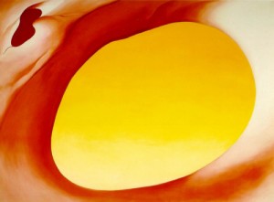  Photograph - Pelvis Series - Red with Yellow   1945 by O'Keefe