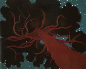 Oil tree Painting - The Lawrence Tree by O'Keefe