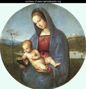 Oil raphael sanzio Painting - Conestabile Madonna 1502 by Raphael Sanzio