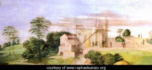Oil raphael sanzio Painting - Disputation of the Holy Sacrament (La Disputa) [detail 2a] by Raphael Sanzio