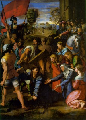 Oil raphael sanzio Painting - Lo Spasimo di Sicilia  c.1516 by Raphael Sanzio