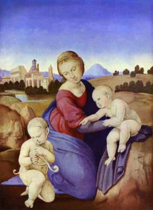 Oil Painting - Madonna Estergazi by Raphael Sanzio