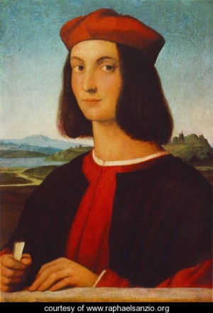 Oil raphael sanzio Painting - Portrait Of Pietro Bembo by Raphael Sanzio