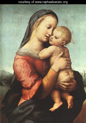 Oil madonna Painting - Tempi Madonna 1507-08 by Raphael Sanzio