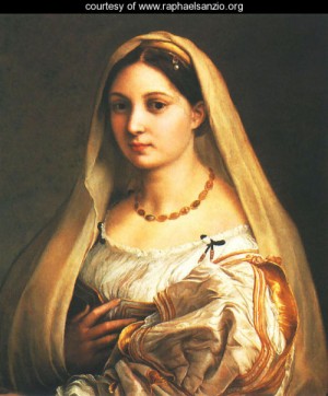 Oil raphael sanzio Painting - Veiled Lady (La Velata) by Raphael Sanzio