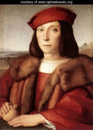  Photograph - Young Man With An Apple by Raphael Sanzio