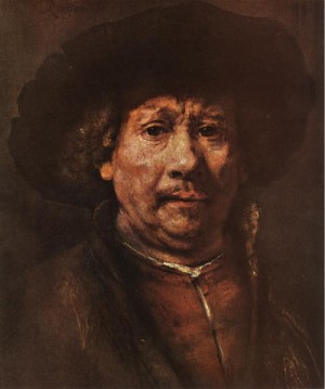  Photograph - Little Self-portrait   1656-58 by Rembrandt