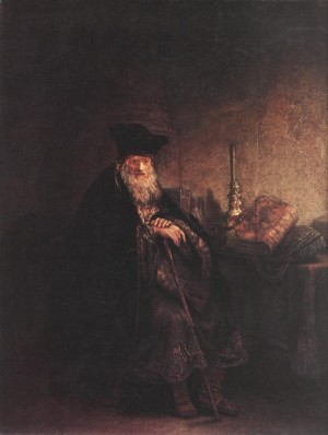  Photograph - Old Rabbi    1642 by Rembrandt