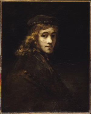  Photograph - Portrait of Titus 2 by Rembrandt