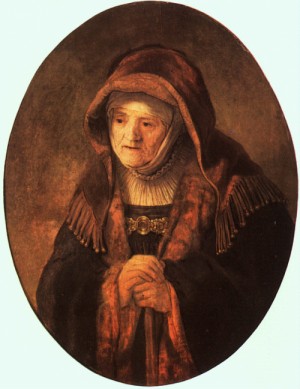 Oil rembrandt Painting - Rembrandt's Mother, 1639 by Rembrandt