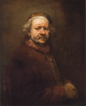  Photograph - Self Portrait    1669 by Rembrandt
