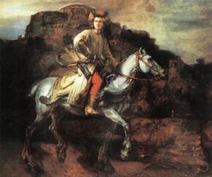  Photograph - The Polish Rider   1655 by Rembrandt