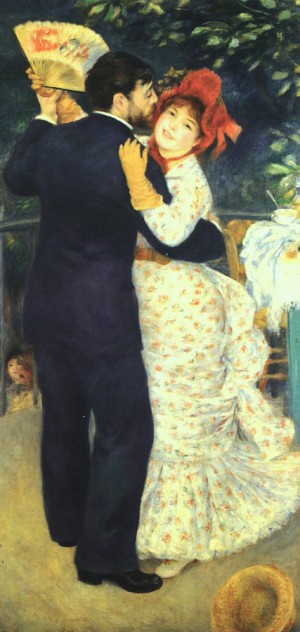 Oil renoir, pierre Painting - Dance in the Country, 1883 by Renoir, Pierre