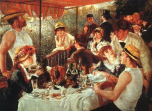 Oil renoir, pierre Painting - The Boating Party Lunch, 1881 by Renoir, Pierre