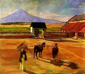 Oil rivera,diego Painting - La Era,1904 by Rivera,Diego