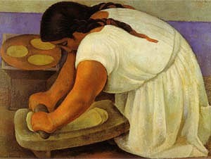  Photograph - La Molendera (The Grinder) 1924 by Rivera,Diego
