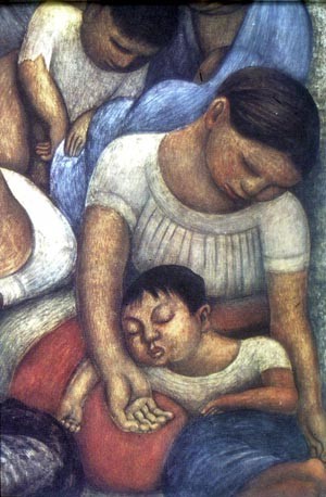  Photograph - Night of the Poor 1923-28 by Rivera,Diego
