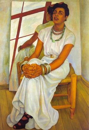 Oil rivera,diego Painting - Portrait of Lupe Marín (Retrato de Lupe Marín), 1938 by Rivera,Diego