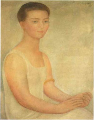 Oil rivera,diego Painting - Portrait of Mrs Dreyfus, painted in 1927 by Rivera,Diego