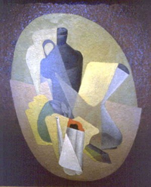 Oil rivera,diego Painting - Still Life in Oval, 1916 by Rivera,Diego