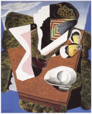 Oil rivera,diego Painting - Still Life with Gray Bowl, 1915 by Rivera,Diego