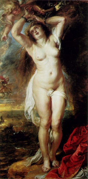 Oil rubens,pieter pauwel Painting - Andromeda  c.1638 by Rubens,Pieter Pauwel