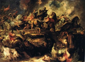  Photograph - Battle of the Amazons by Rubens,Pieter Pauwel