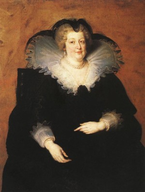 Oil rubens,pieter pauwel Painting - Marie de Médici, Queen of France by Rubens,Pieter Pauwel