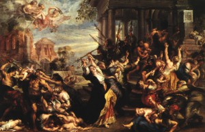 Oil rubens,pieter pauwel Painting - Massacre of the Innocents by Rubens,Pieter Pauwel