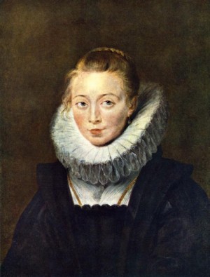 Oil portrait Painting - Portrait of a Chambermaid by Rubens,Pieter Pauwel